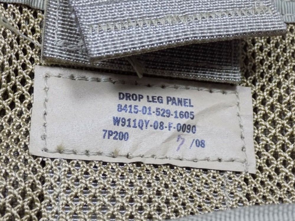 SFLCS Eagle industries Drop Leg Panel Assembly Khaki MOLLE
