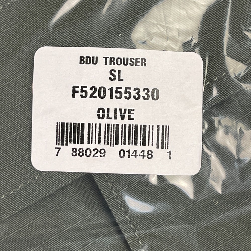 NEW BDU Propper Pants - Olive - Small Long