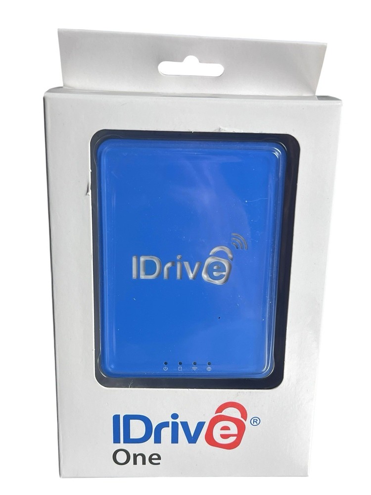 IDrive One Wireless Storage Device Portable WiFi Backup Encrypted New Sealed