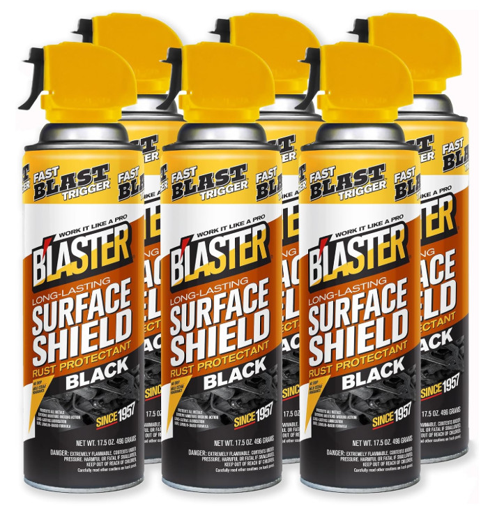 6 pack Surface Shield Anti Rust Spray – Long-Lasting Metal & Tool Corrosion