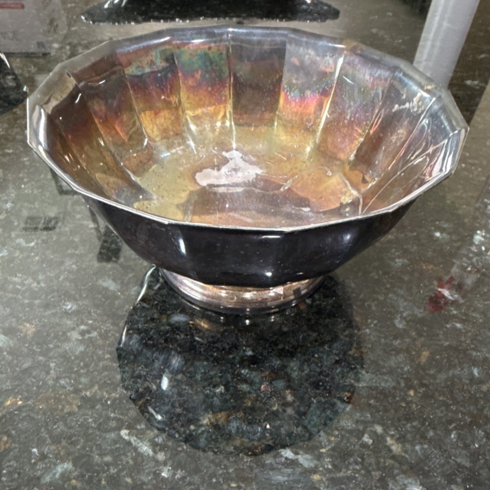 Gorham Heritage Silverplate Bowl Elegant Decorative Serving Dish Classic Design