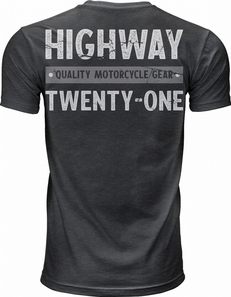 HIGHWAY TEE BLACK LG