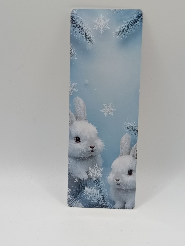 Winter Bunnies Bookmark