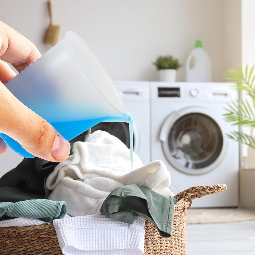 4PCS Silicone Laundry Detergent Cup Holder - Liquid Laundry Detergent Dispenser