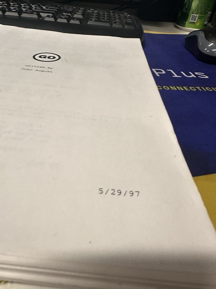 GO ORIGINAL SCRIPT SHORT DRAFT (John August, 5/29/1997) **RARE HTF**