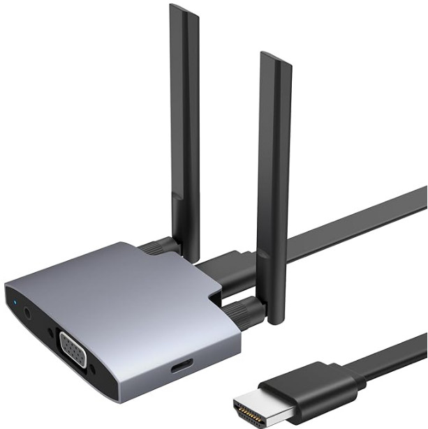 Wireless HDMI Display Dongle Adapter, Wireless Transmitter, 4K Decoding 5G/2.4G