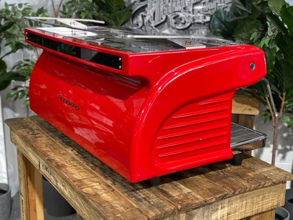 EXPOBAR RUGGERO 3 GROUP HIGH CUP RED ESPRESSO COFFEE MACHINE