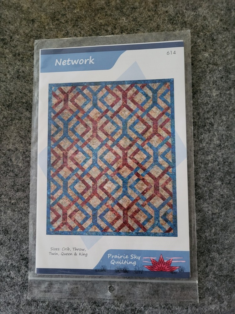 New Network Quilt Pattern by Prairie Sky Quilting