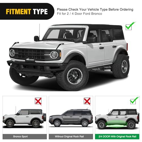Products for Bronco Side Steps 2Pcs