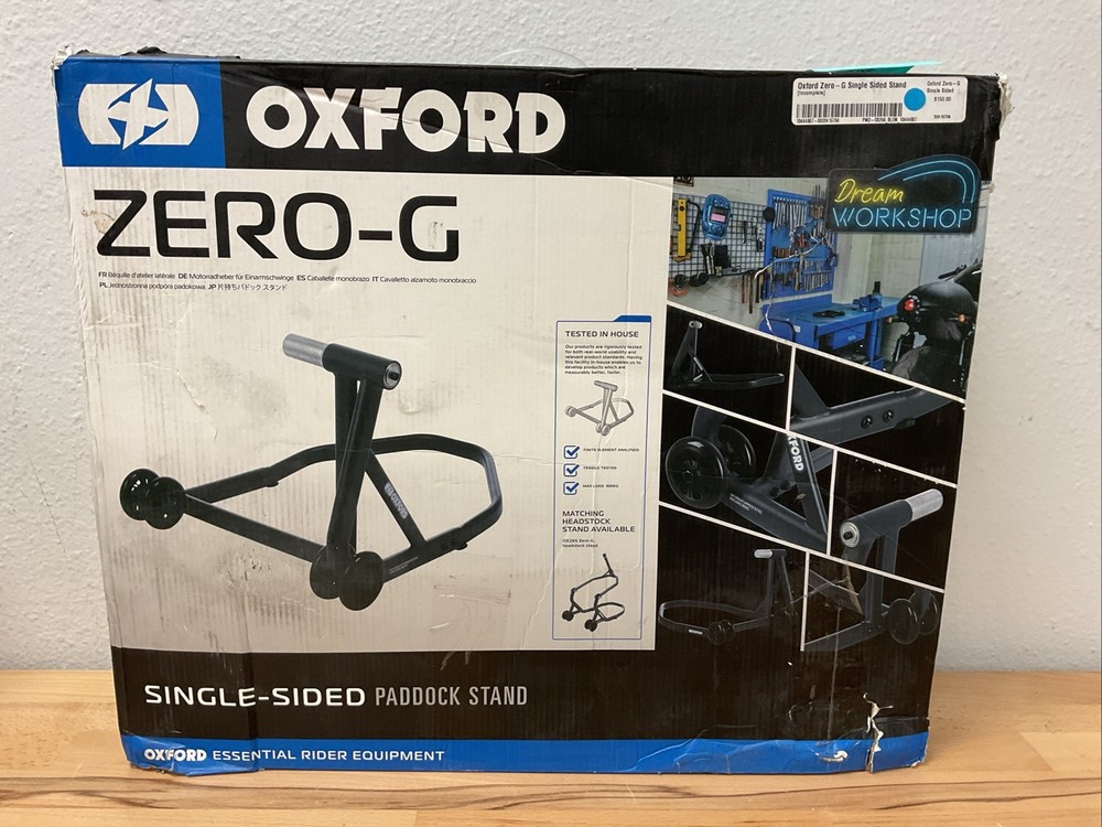 Oxford Zero-G Single-Sided Paddock Stand OX266 INCOMPLETE ..