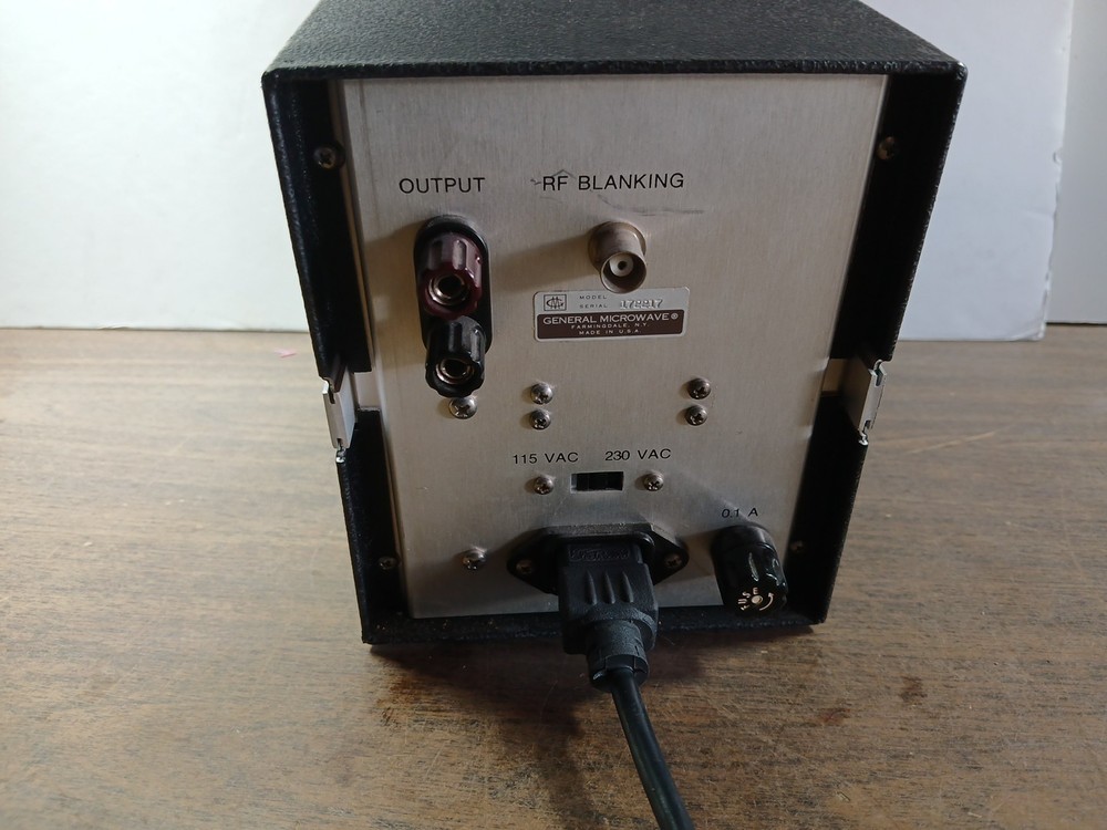 GENERAL MICROWAVE MODEL 476 POWER METER Tested Working