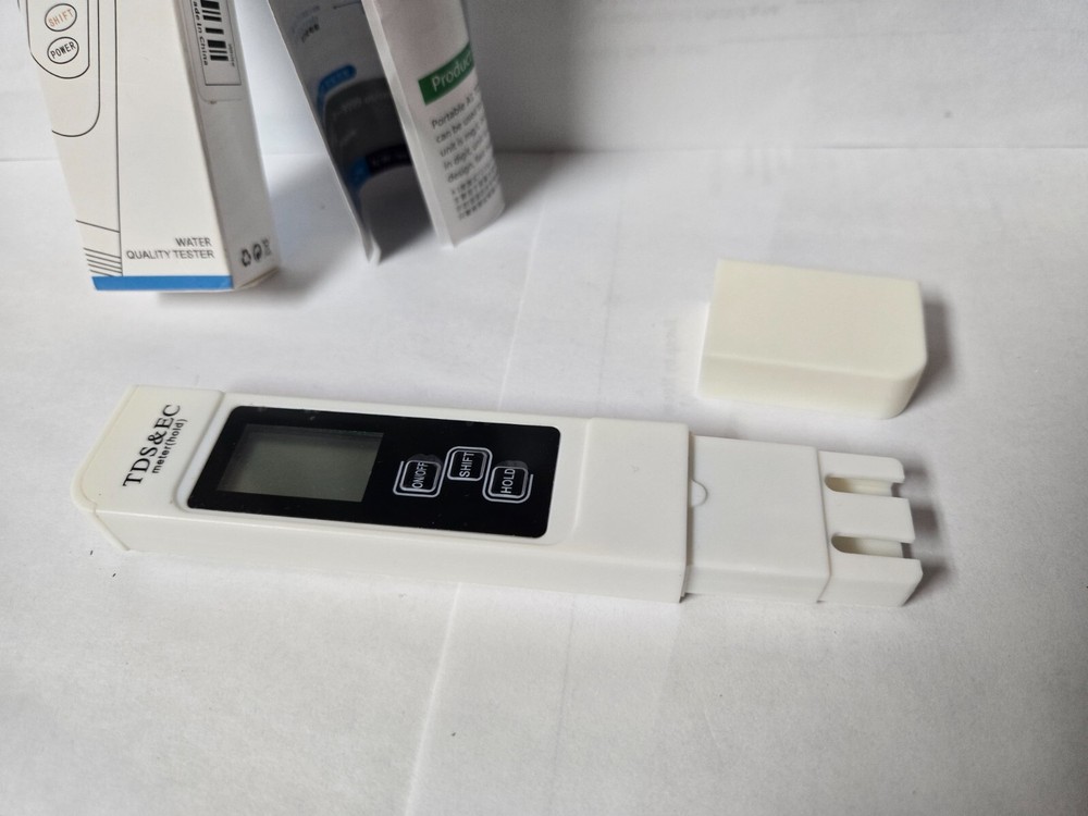 TDS/Temp TDS & EC Meter, Water Quality Tester w/ Instructions