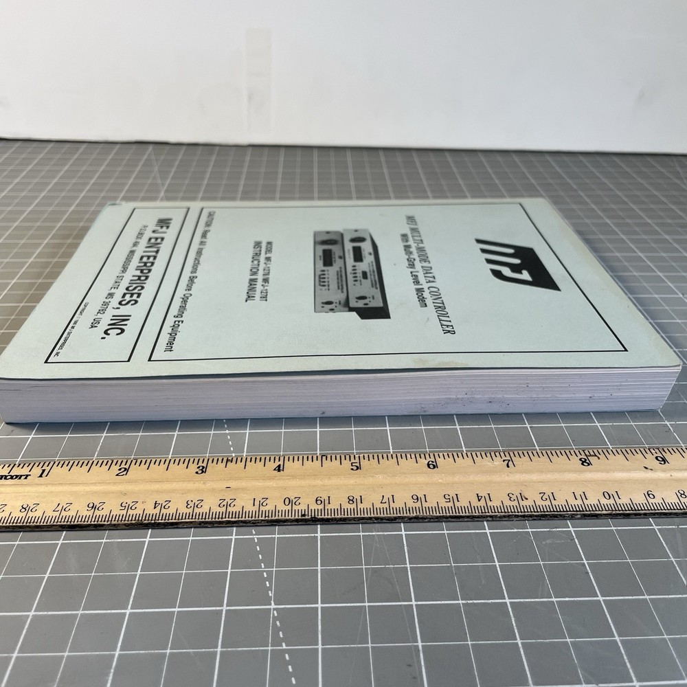 VTG 1990 MFJ-1278/MFJ-1278T Multi-Mode Data Controller Manual
