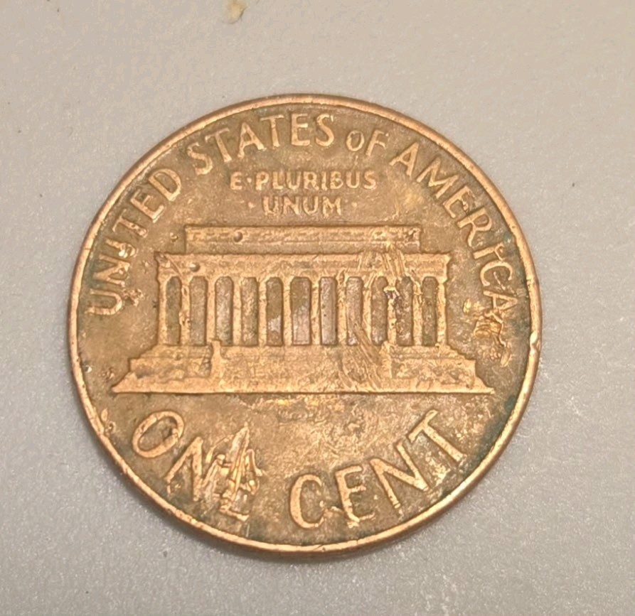 1964 D "L" ERROR PENNY