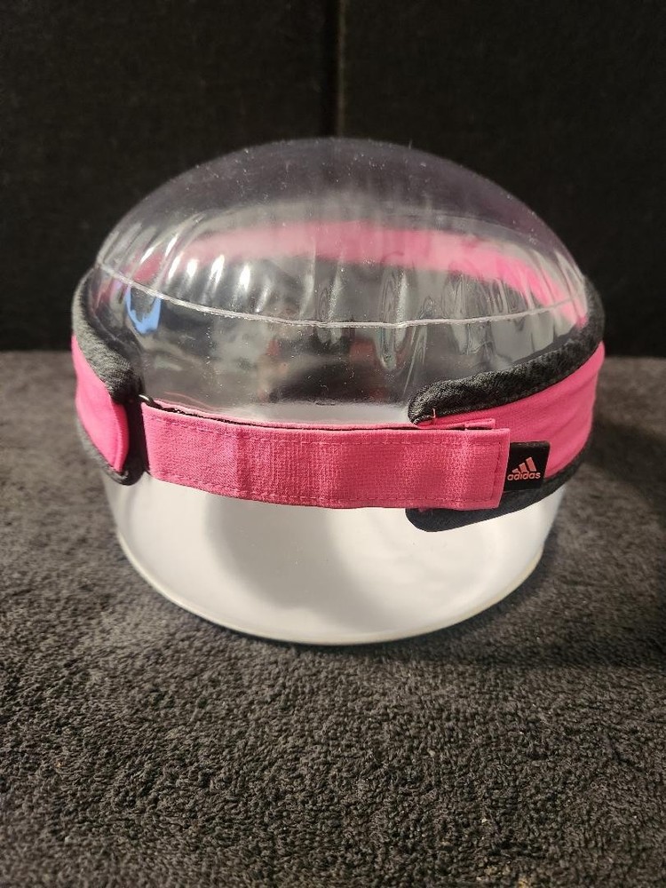 adidas Running Jogging adizero Climate Cool Pink Strapback Visor