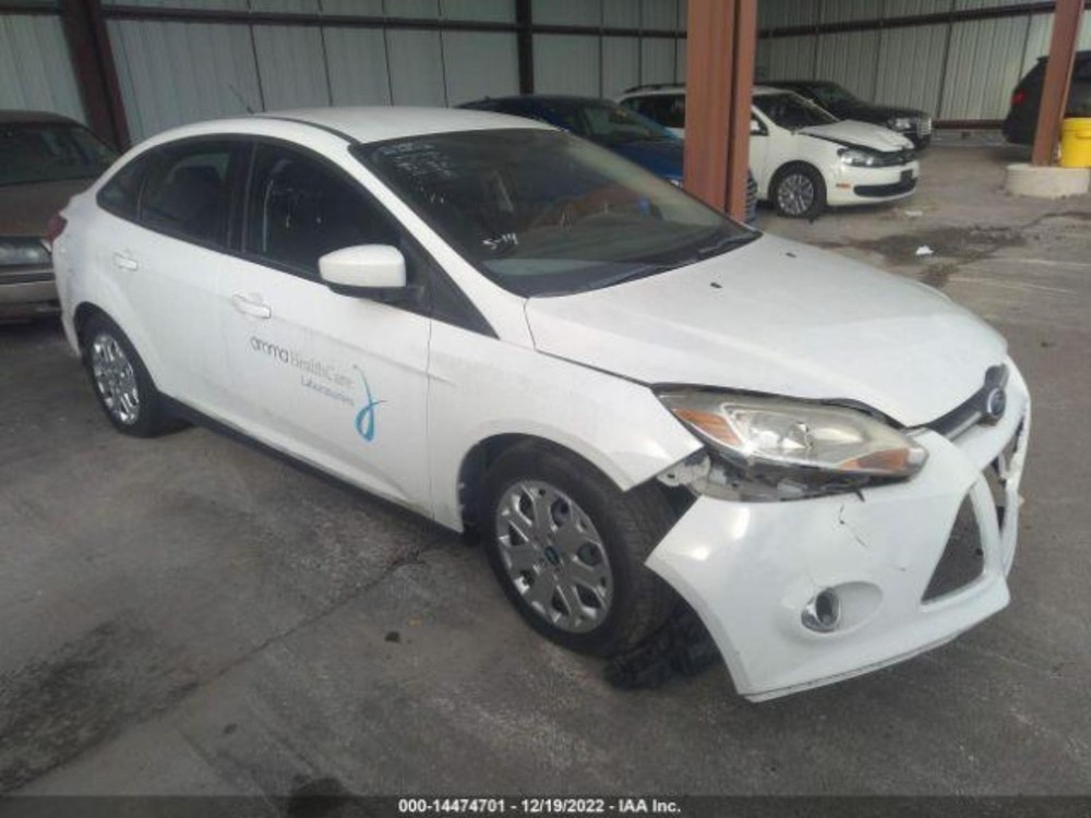 2012 FORD FOCUS Sun visor w/o illumination; Right