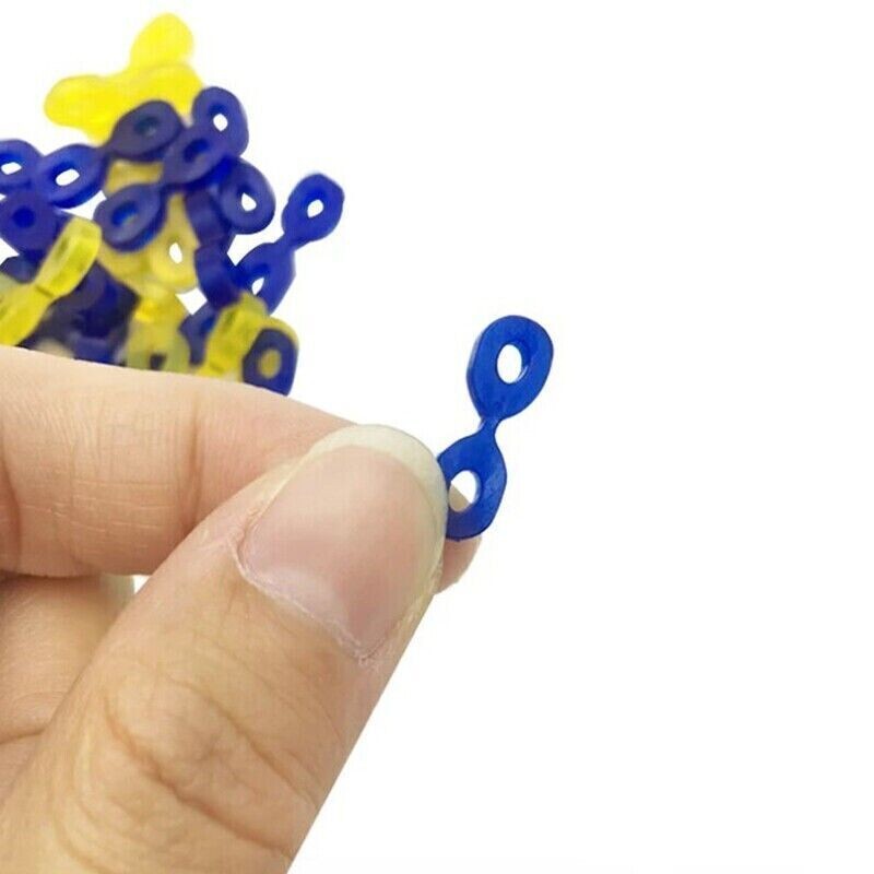 40 Pcs Dental Elastic Fixing Wedges Matrix Matrices Plier Composite Rubber Dam