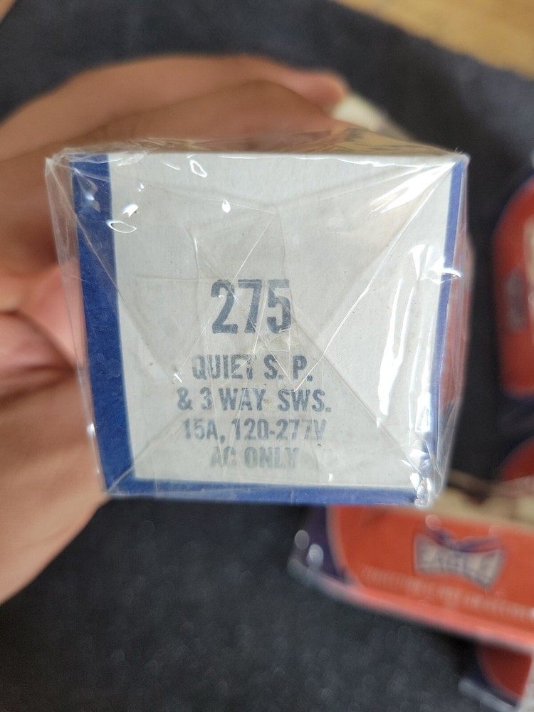 1) New! EAGLE 275 Quiet Combo 3 Way & SP Switches Ivory 120V