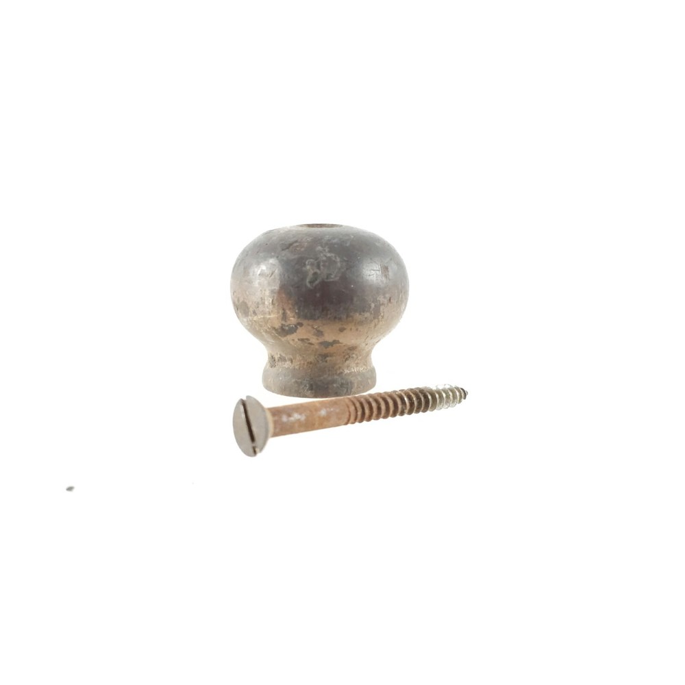 Original Beech Knob & Screw For Stanley's Transitional Smoothing Planes