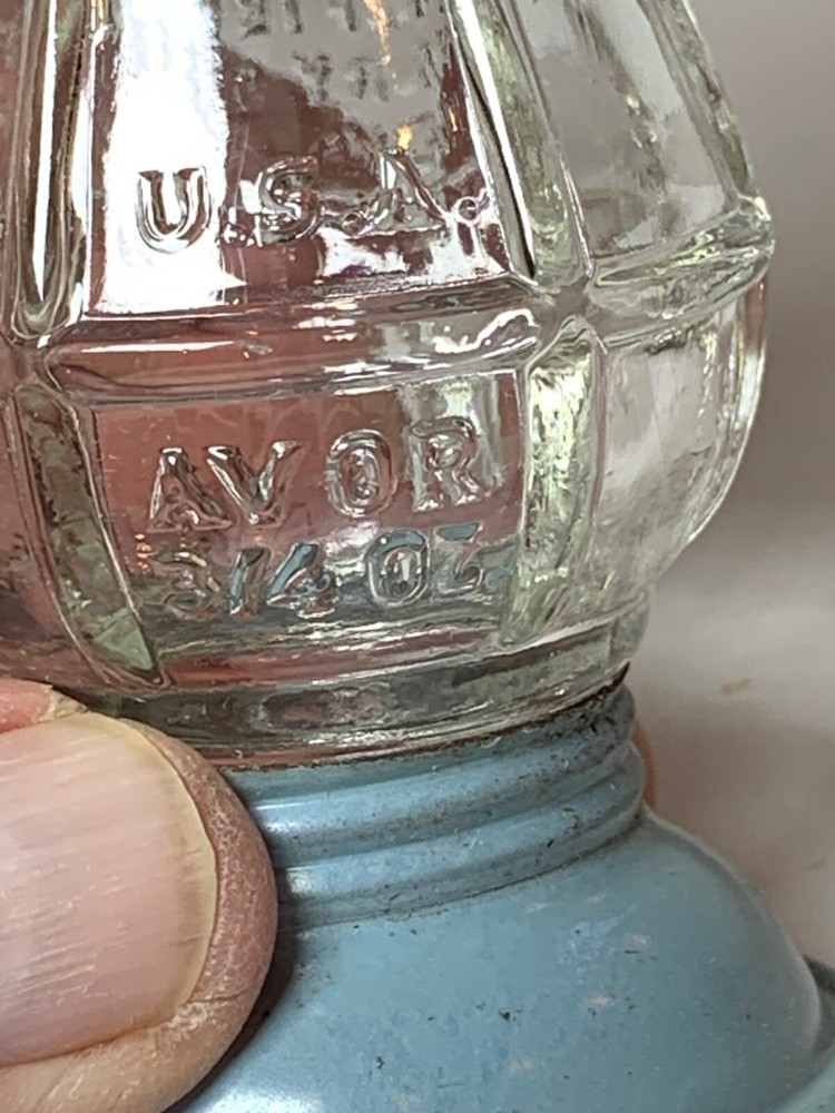 Vintage Victory Glass Lantern shape Candy Holder