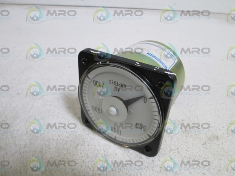 EIL 0-2000 AC AMPS PANEL METER AB-40 NSNP