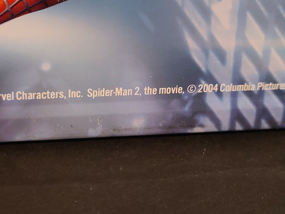 Marvel Spider-Man Metal Tin Lunch Box 2004 Kraft Singles