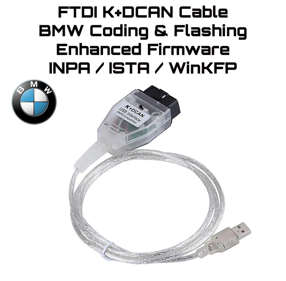 Enhanced Firmware BMW INPA K+DCAN USB Cable – E-Series Coding & Diagnostic
