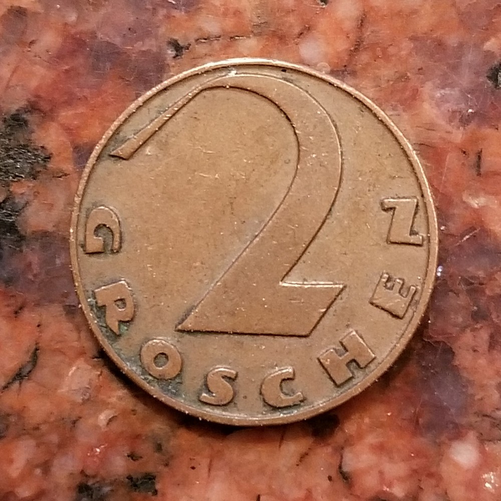 1926 AUSTRIA 2 GROSCHEN COIN - #A7831