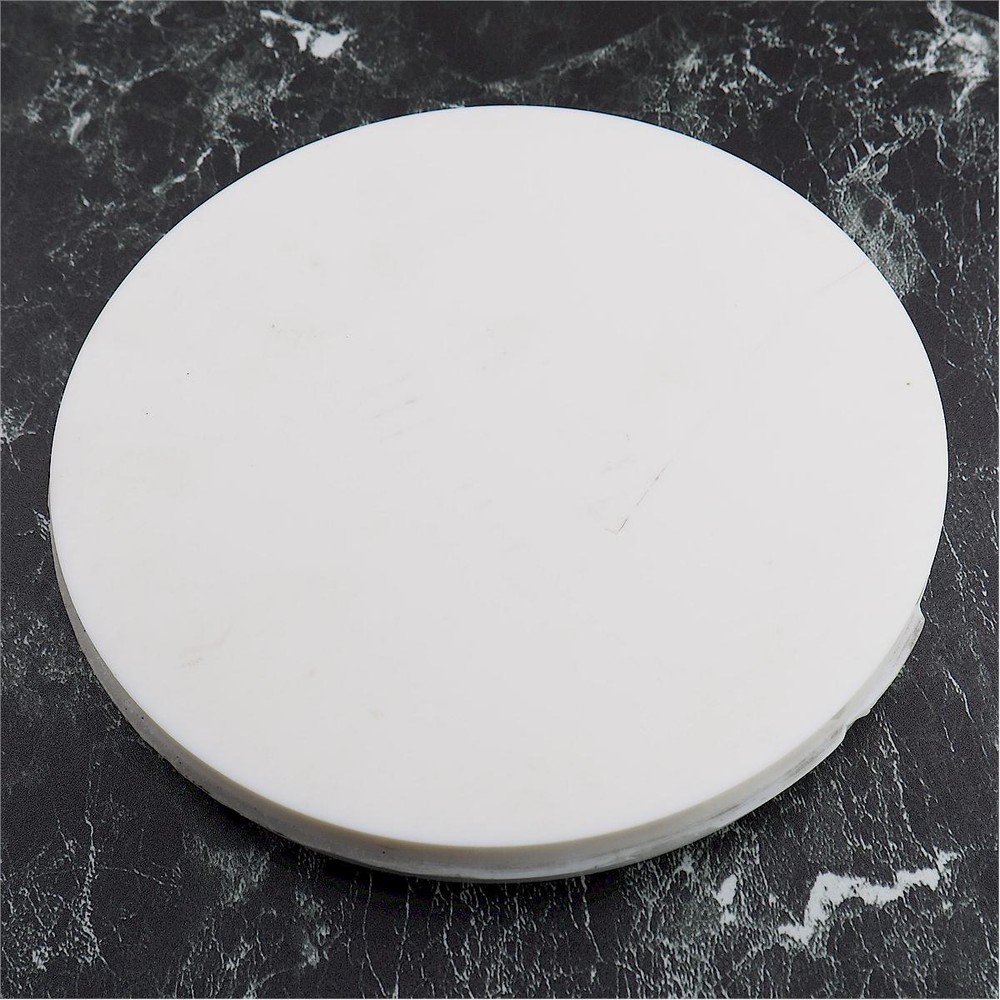 Ertalyte PET-P PLASTIC Solid Round Disk 7-3/8" OD x 3/4" Semiconductor/Military
