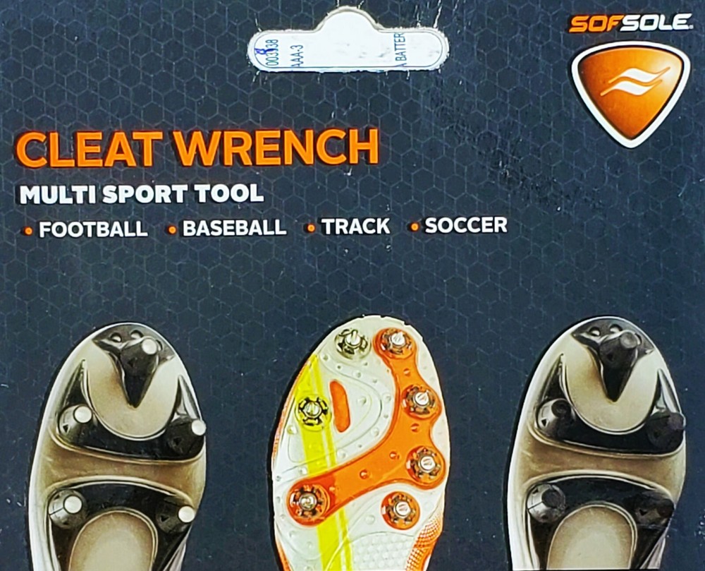 Sof Sole Universal Cleat Wrench Multi Sport Tool