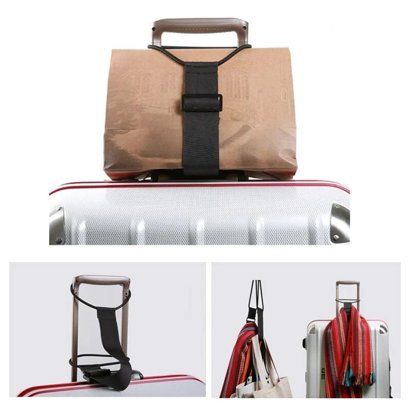 Adjustable Elastic Luggage Strap Carrier Strap Baggage Bungee Belts Suitcase