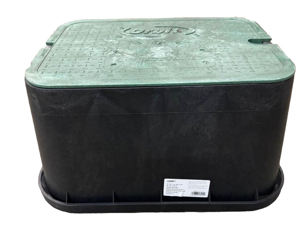 Orbit Sprinkler System 20-Inch Jumbo Rectangular Valve Box