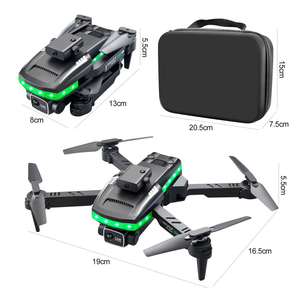 S162 RC Drones Dual Cameras Headless Mode 3pc Battery