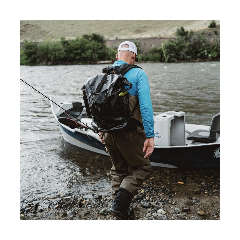 Grundens Gage Tech Rum Runner Backpack - Black Large