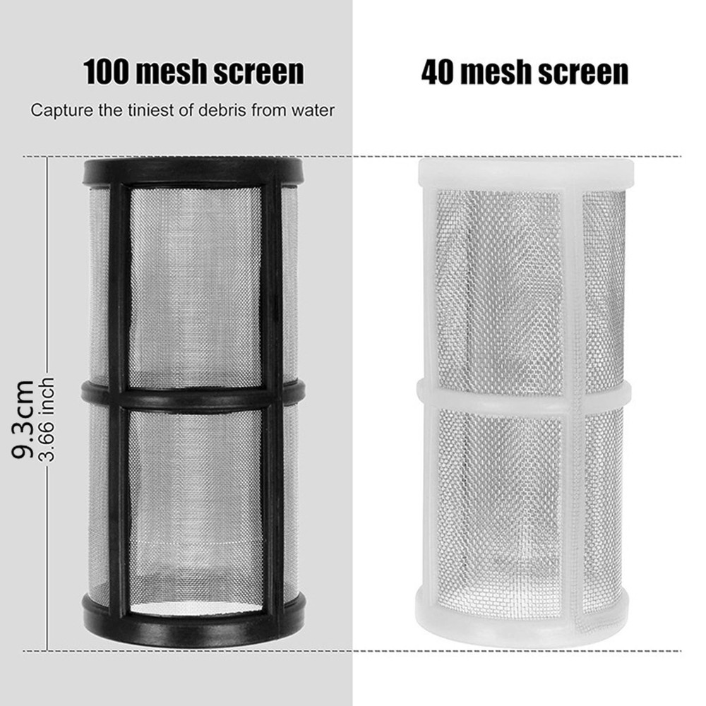 Pressure Washer Pump Protector 80 PSI Max Replaceable Mesh Screen Debris Filter