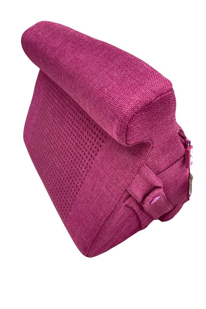 All-New Duo Multi-Angle Soft Foam Tablet Stand w/ Storage Deep Pink