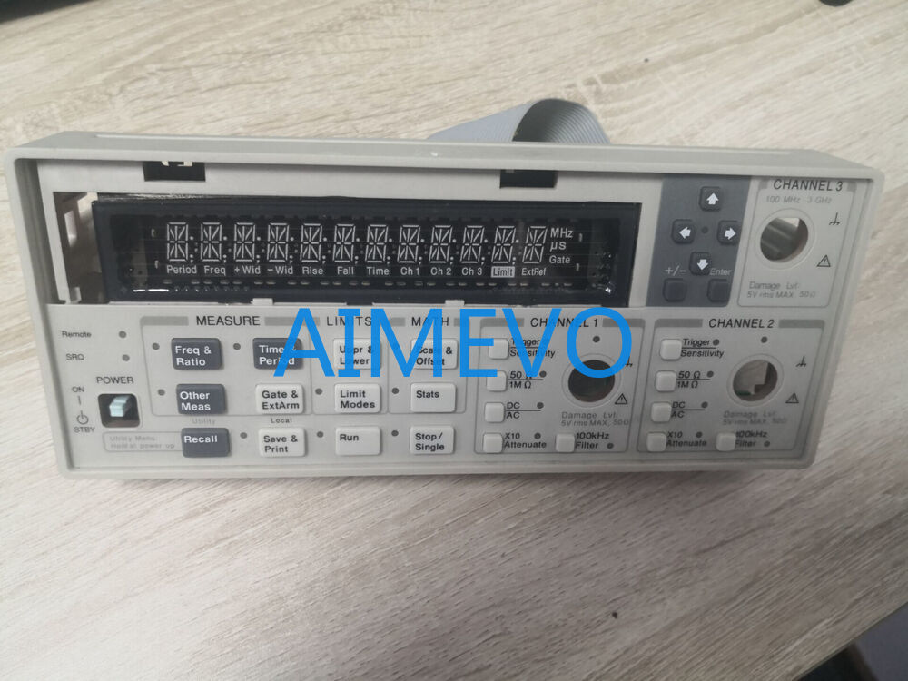 HP Keysight Agilent 53131A 53132A frequency Counter Front panel+VFD display
