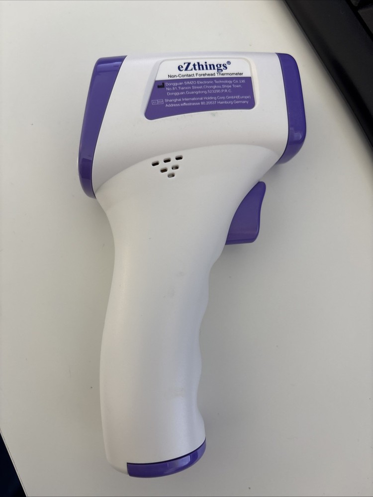 Infrared Non-Contact Forehead Thermometer Backlit Display