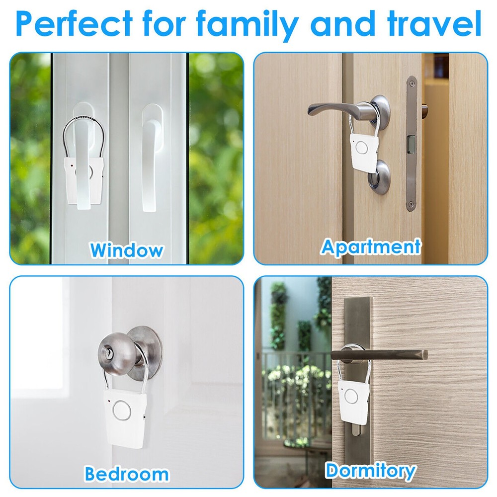Touch Sensor Door Handle Alarm Touching Warning Tool Anti-theft Doors Alarms