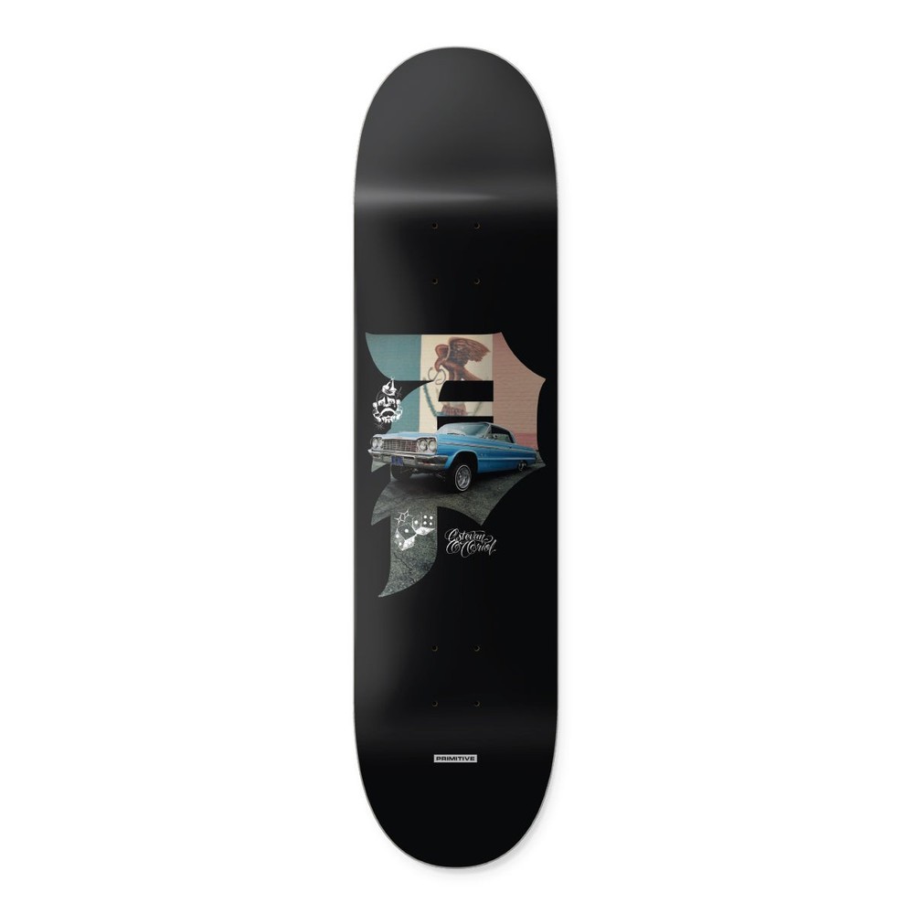 Primitive Dirty P Pride Black 8.0 Skateboard Deck