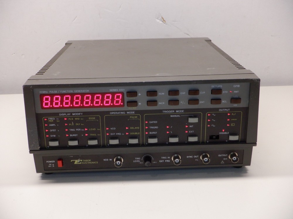 TABOR ELECTRONICS 8201 FUNCTION GENERATOR