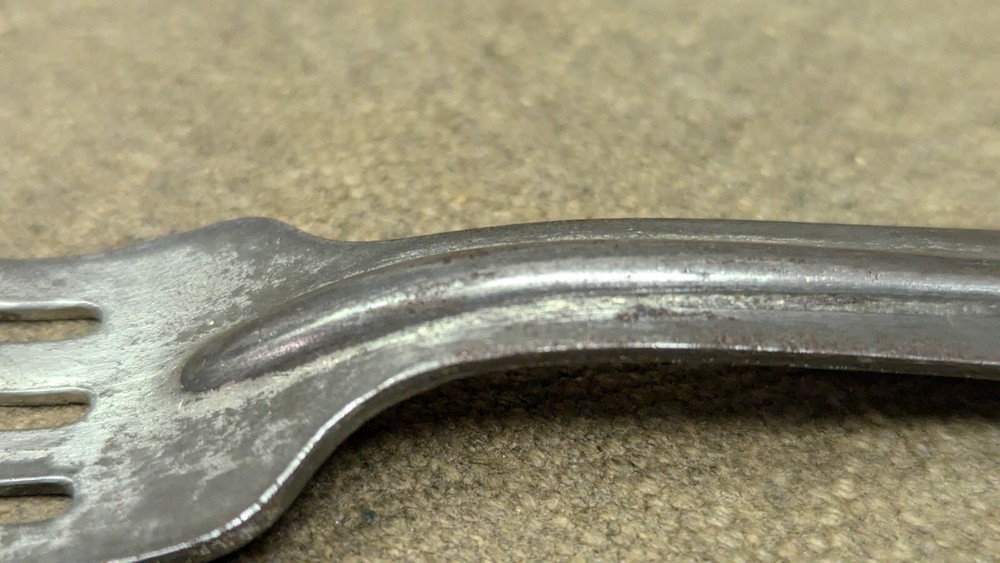WWI US Army steel mess kit Fork