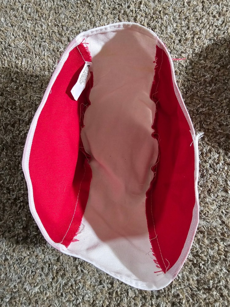 AGA cycling cap Made In Canada Red White