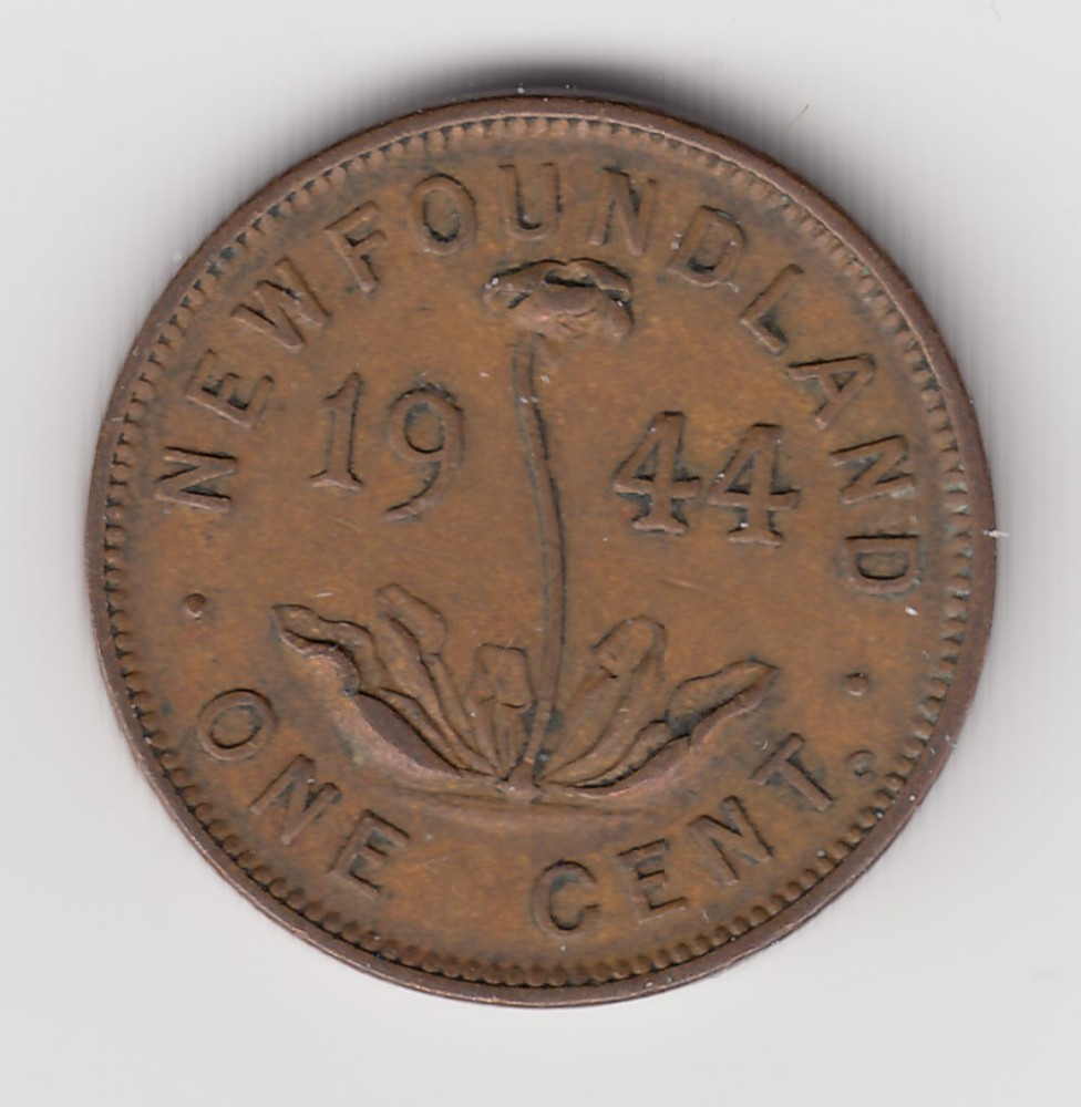 1944C Newfoundland One Cent