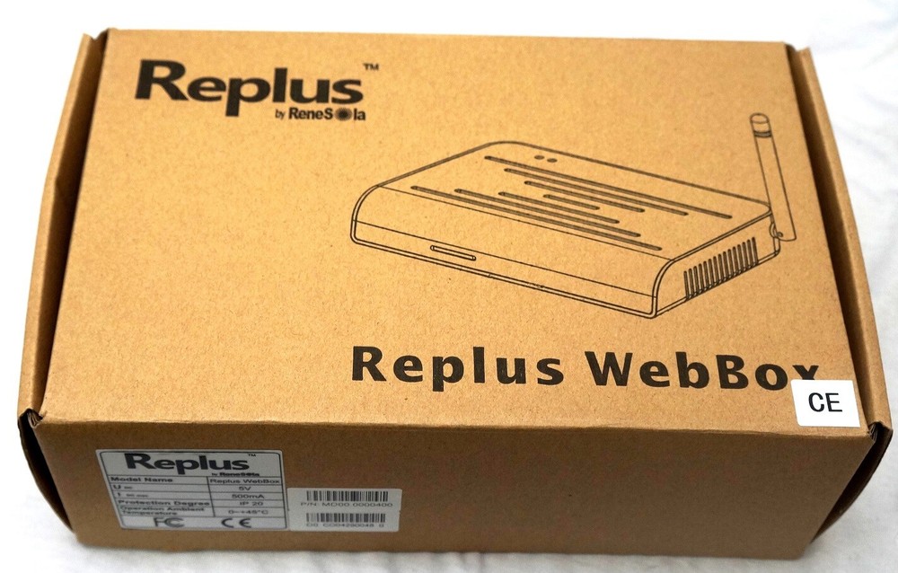 ReneSola Replus Solar WebBox, Solar System Monitor