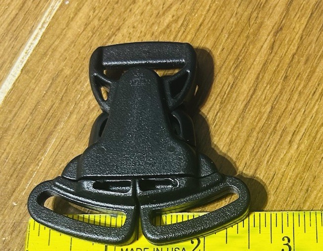 3Pcs Split Release 2.4”Buckle Webbing Or Paracord Connecting For DIY Creations