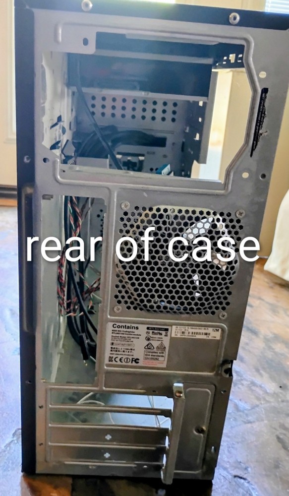 Black Asus G11CD Gaming PC Case with DVD
