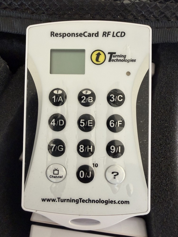 Turning Technologies ResponseCard RF LCD Audience Response Clickers