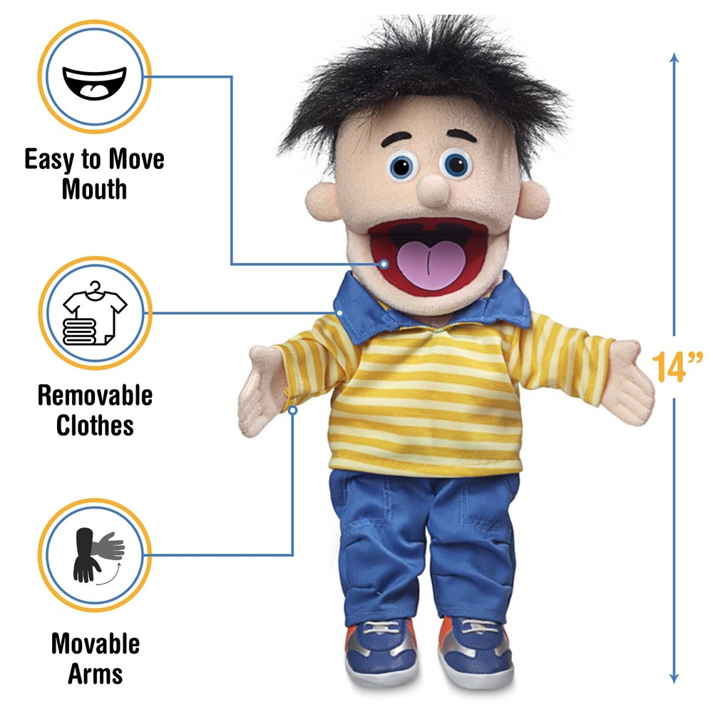 14 Kenny Peach Boy Hand Puppet