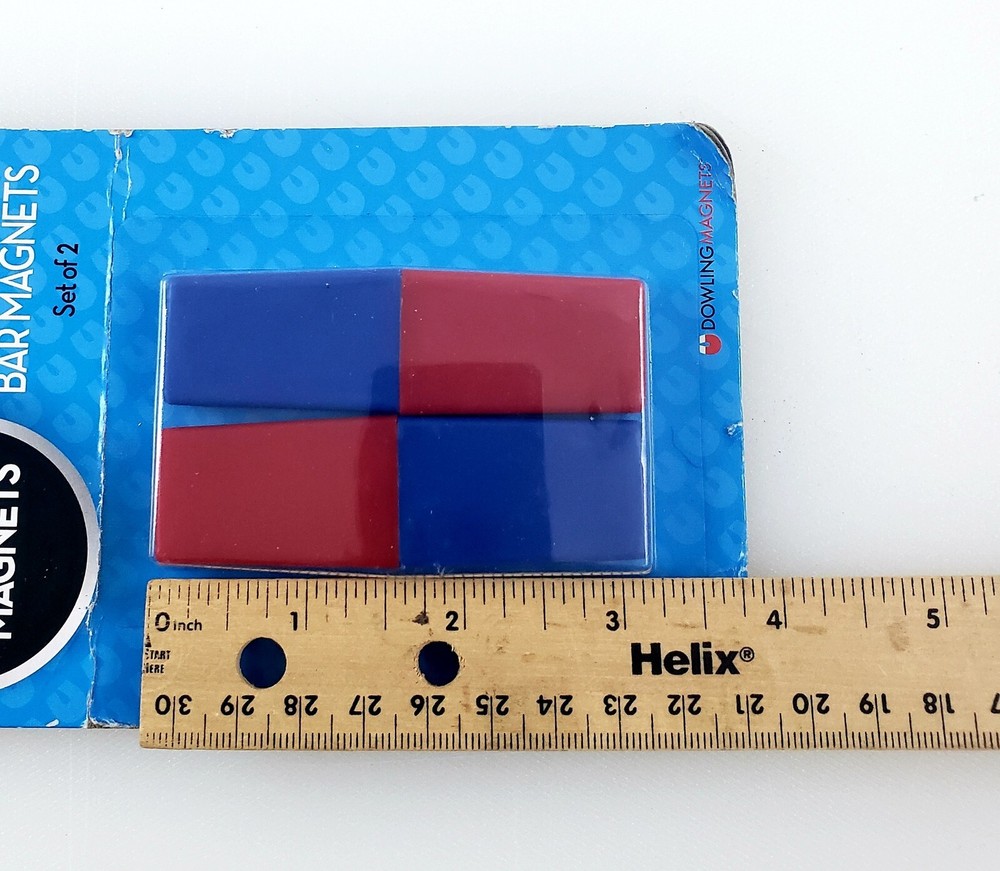 Dowling North South Bar Magnets Science Teaching Aid NEW Sealed